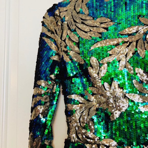 Sequin jumpsuit romper - Picture 3 of 6